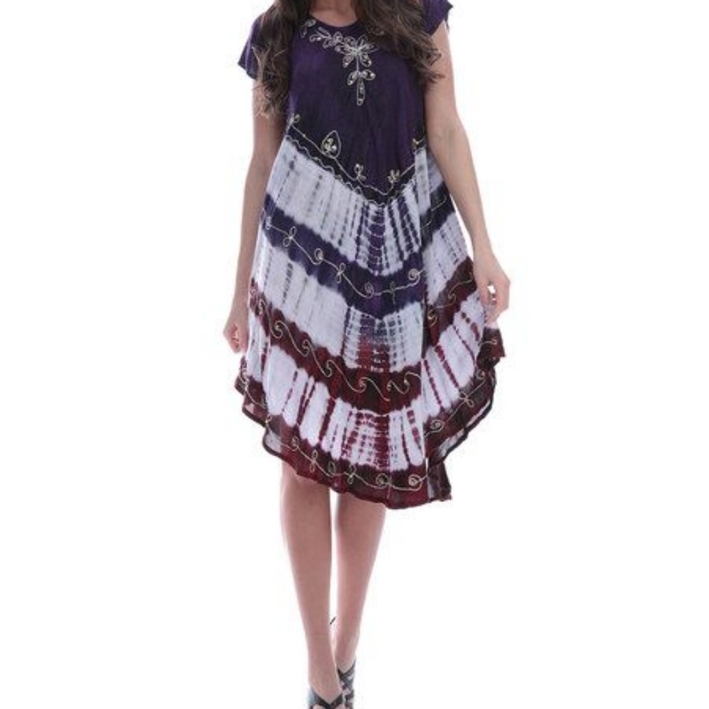 Dress tie dye one size